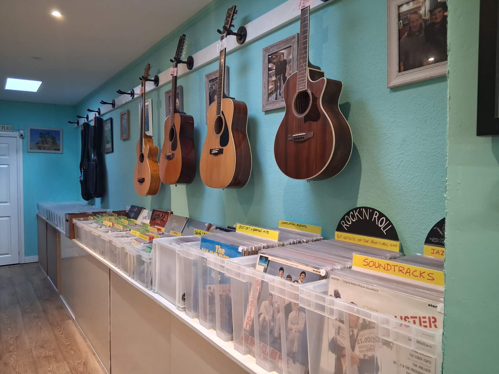 Guitars and records